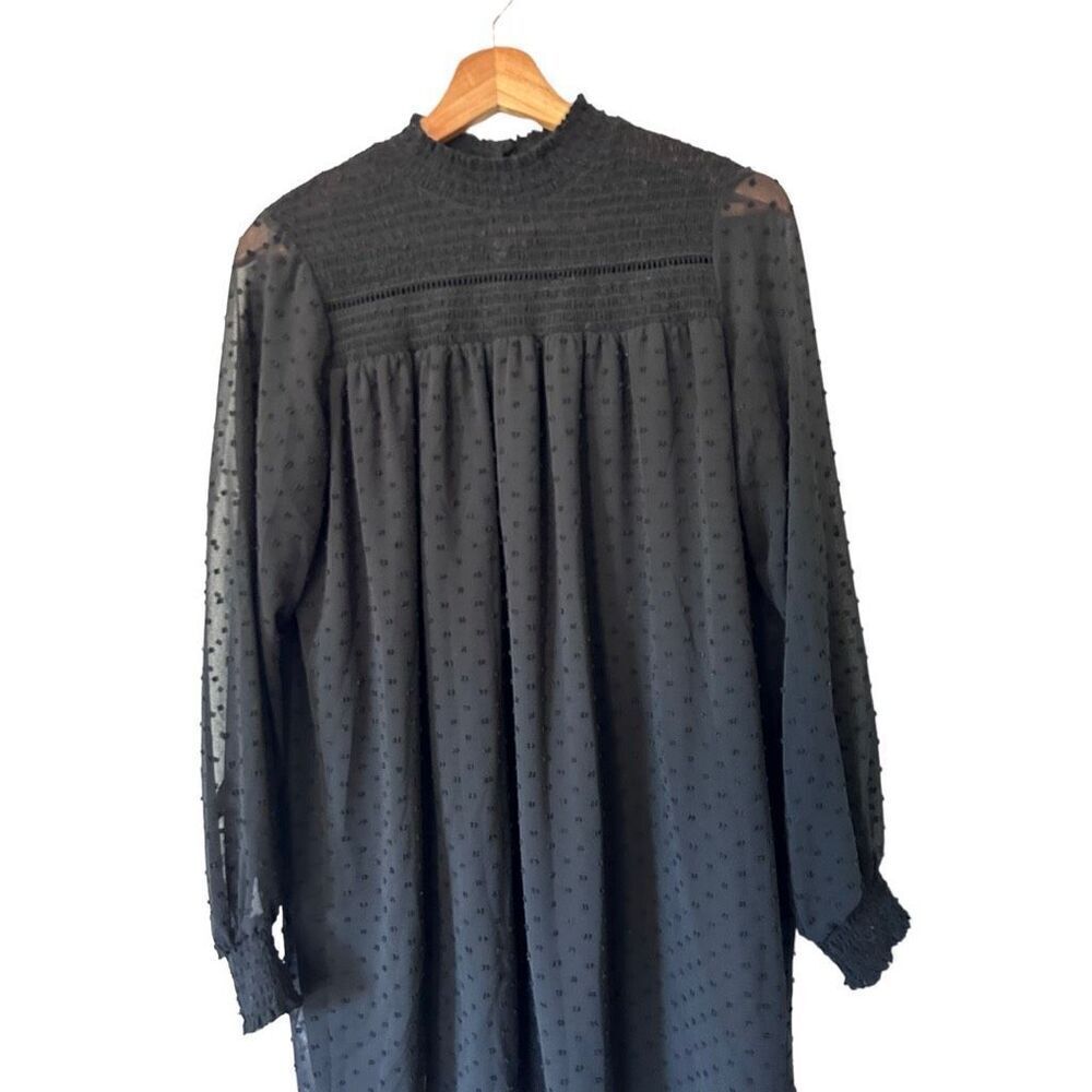 Zara Basic Collection Size Small Black Popcorn Kn… - image 2